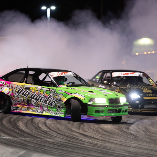 Rome Charpentier and Aaron Velazquez drifting