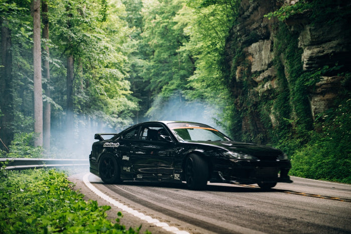 Sean Booth and his Nissan S15 at Drift Appalachia