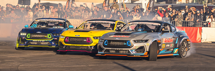 RTR Drift Team putting on a demo