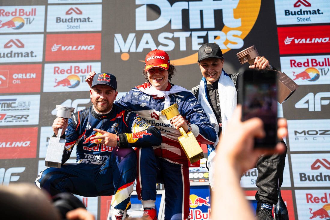 The Drift Masters Spain Podium Trio