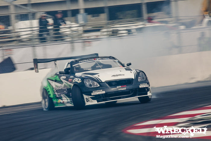 Daigo Saito Drifting at Formula DRIFT Long Beach in 2012