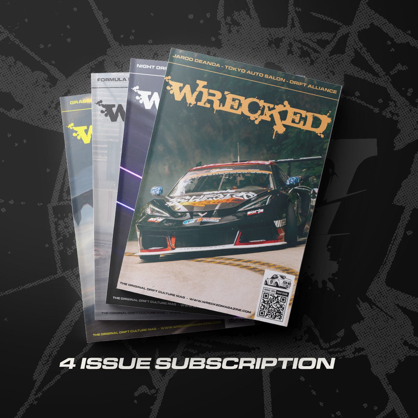 WRECKED MAGAZINE ANNUAL SUBSCRIPTION