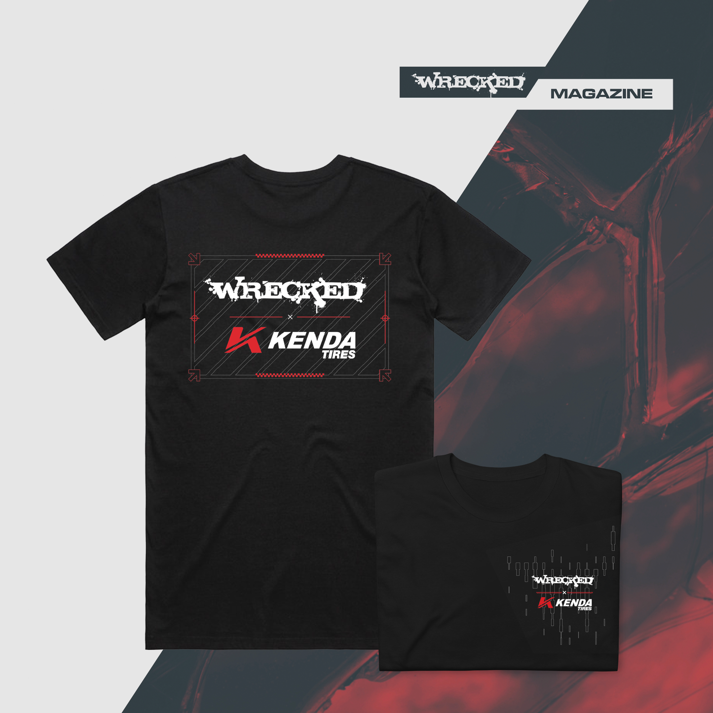 WRECKED / KENDA COLLAB TEE