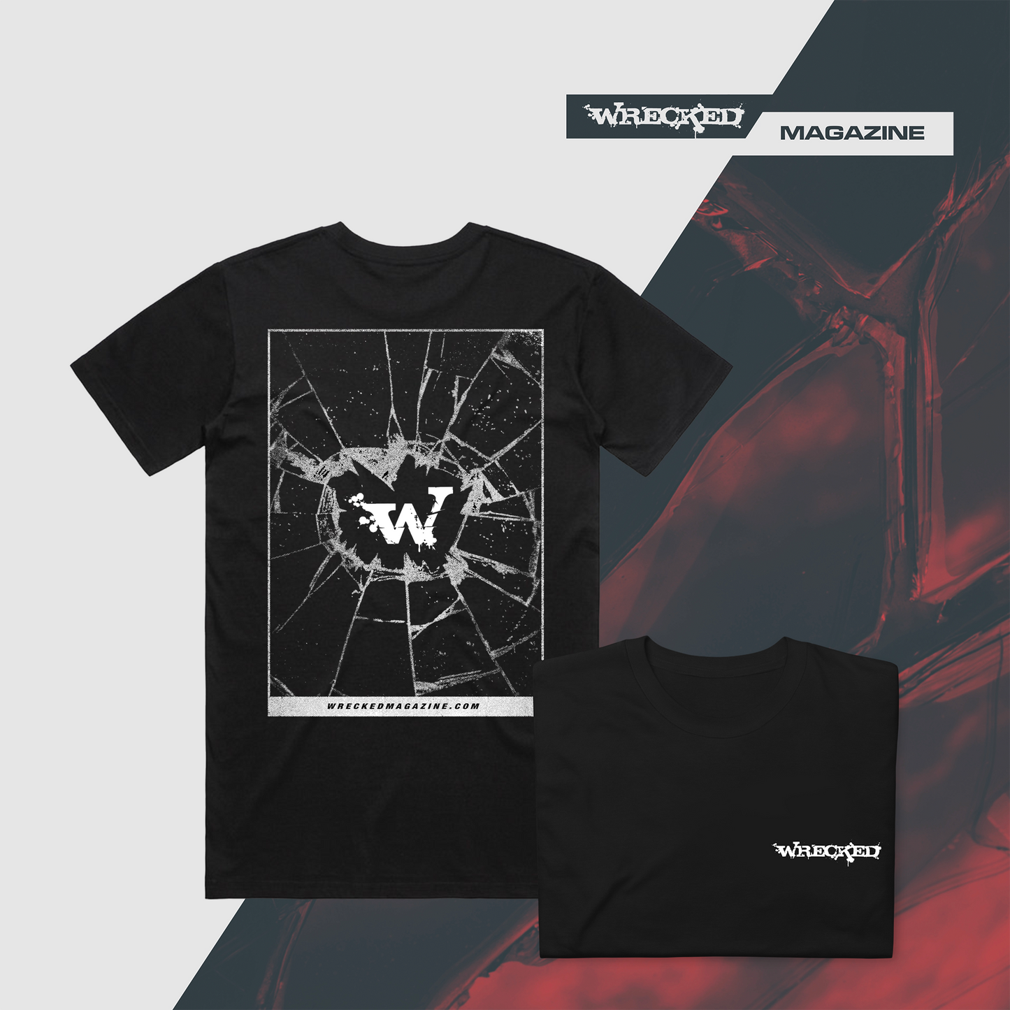 WRECKED / SHATTERED TEE