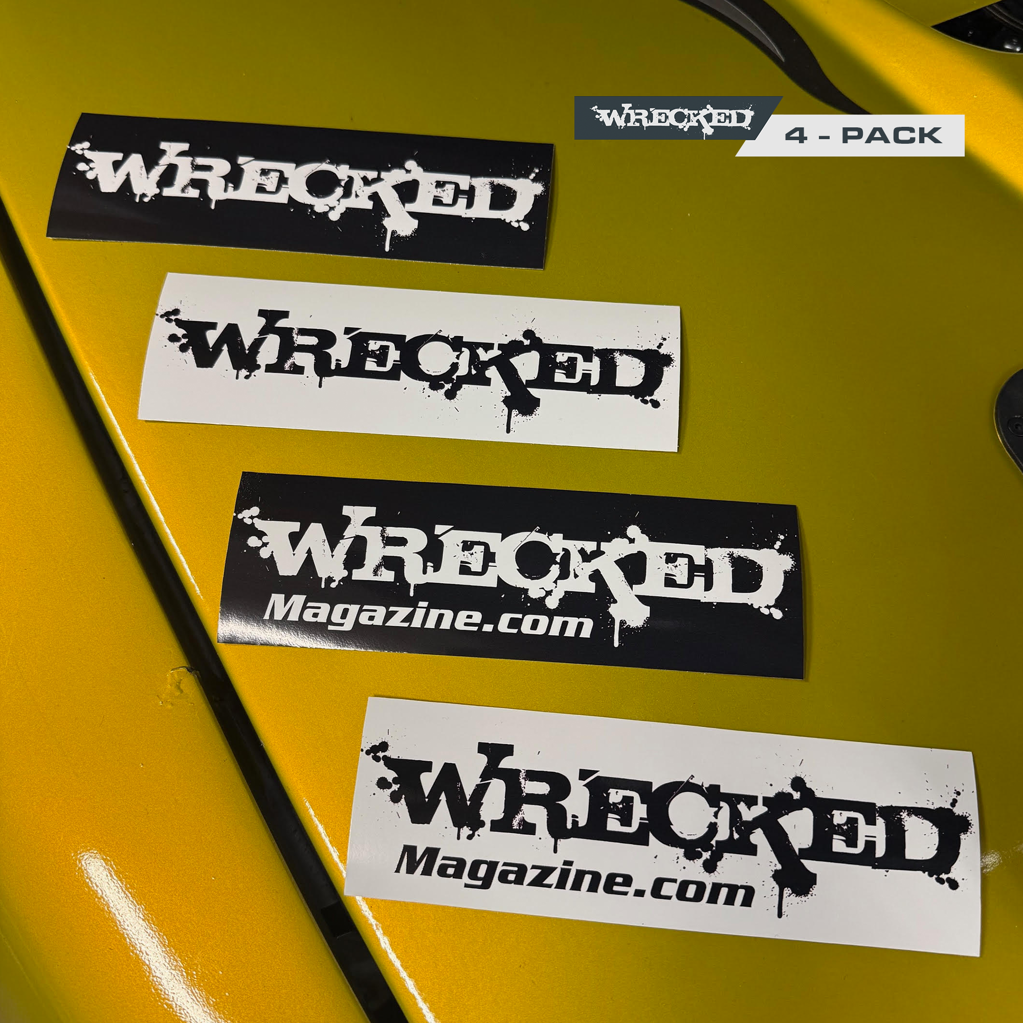 WRECKED / STICKER PACK – Wrecked Magazine